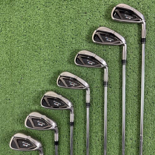 Taylormade M4 Iron Set 4-PW Regular Flex KBS Max 85 Steel Right Handed