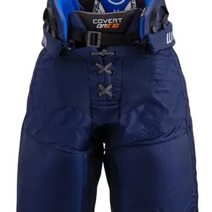 New Warrior Covert QRE 10 senior ice hockey pants size large sz L navy SR pant