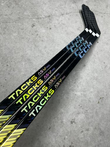 4 PACK 100 Flex P29 New Senior CCM Left Hand Pro Stock Tacks AS-VI Pro Hockey Stick