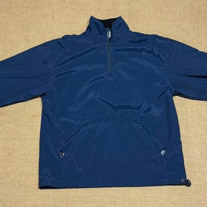 Vintage Bauer Midweight 1/4 Zip Pullover Hockey Jacket Senior Medium