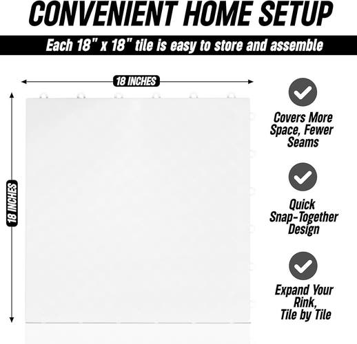 Better Hockey Synthetic Ice Training Tiles (New)