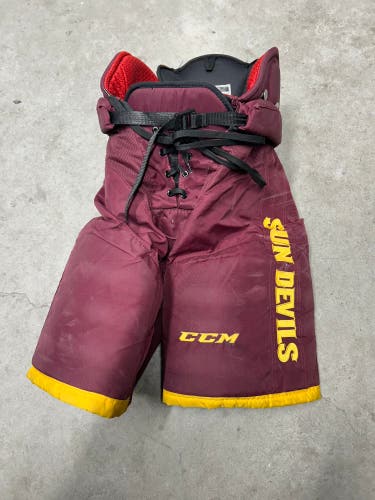 Arizona Sun Devils Small (USED) Senior CCM Pro Stock HP45 Hockey Pants