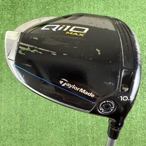 Taylormade Qi10 Max 10.5 Driver Regular Flex Fujikura Speeder Nx Tcs 50 45.5