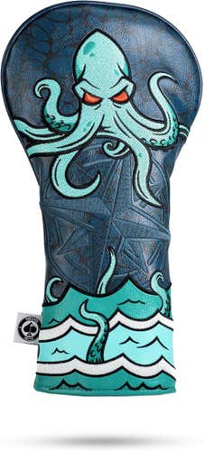 Pins & Aces Kraken Driver Headcover (Blue) Golf 2025 NEW