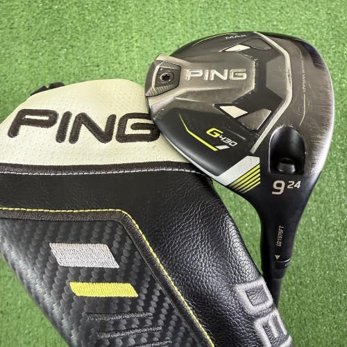 Ping G430 Max 9 Wood 24 Senior SR Flex 65g Alta CB With Headcover 41.5