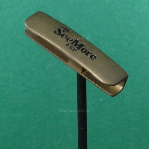 The See More FGP Brass Blade Center-Shafted 35" Putter Golf Club