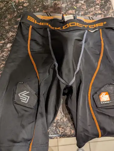 Black Used Medium Men's Shock Doctor Compression