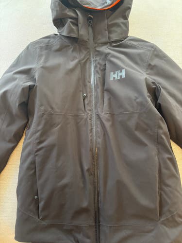 Helly Hansen Ski Jacket - Black Boys Size 12