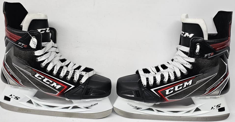 CCM Jetspeed FT2 Custom Pro Stock Hockey Skates 11.5 E Bruins NHL CARLO New (10788)