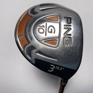 Ping G10 3 Fairway Wood 15.5* TFC 129 F Regular Graphite Mens RH