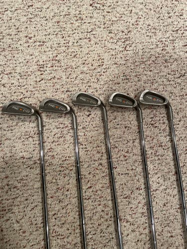 Men's Ping Eye 2 Right Handed Iron Set (5 Clubs) #5 - #9 Steel Shaft (Used)