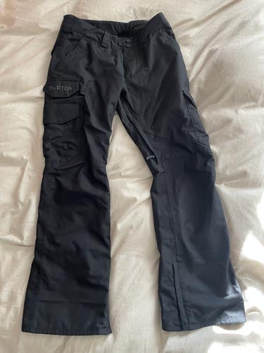 Black Unisex Adult Small Burton Ski Pants (Used)
