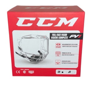 New CCM FV1 Visor Senior -  Fits S/M/L sizes.