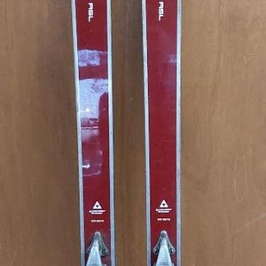 Vintage Racing Alu Steel RSL 78" brand Fischer, made in Austria. Old Marker Bindings. Downhill Skis.
