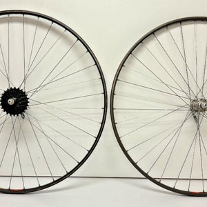 Vintage Mavic GP 4 6-Speed 36-Spoke Tubular 700C Wheelset Shimano 600 6207 Hubs
