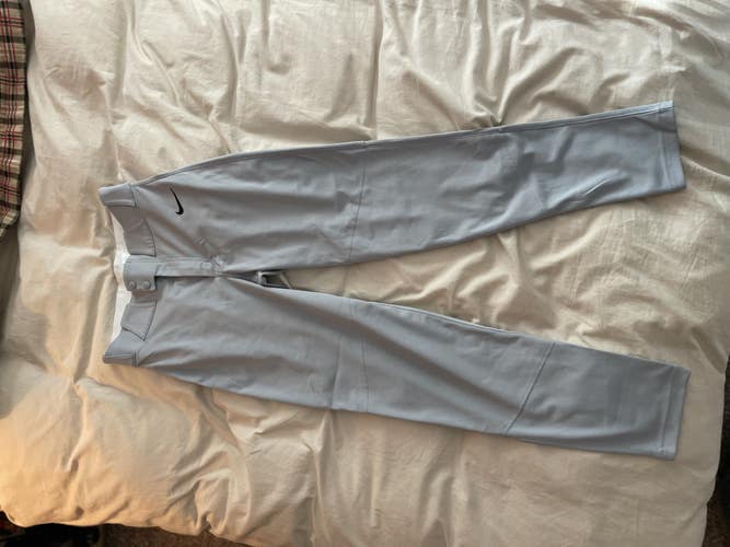 Gray Men's Small Adult Nike Game Pants (Used)