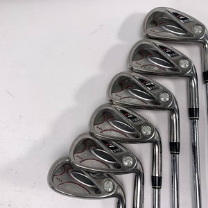 TaylorMade R7 XD Iron Set 5-PW+SW T-Step 90 Uniflex Steel Mens RH No 9 iron