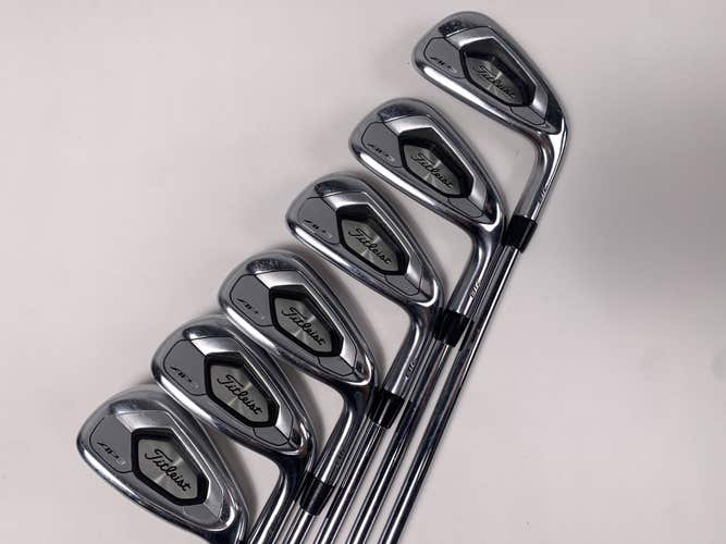 Titleist 718 AP3 Iron Set 5-PW True Temper AMT Black S300 Stiff Steel Mens RH