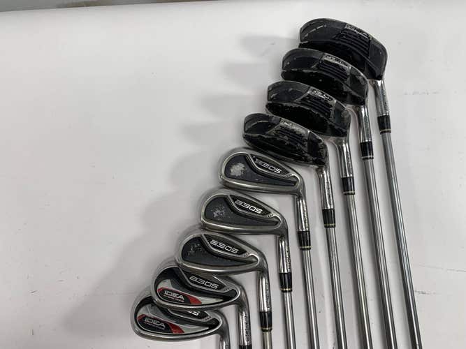 Adams Idea A3 OS Hybrid Iron Set 3-PW+GW Pro Launch Platinum Senior RH