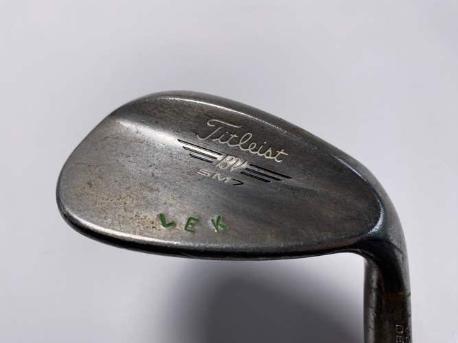 Titleist Vokey SM7 Raw Sand Wedge SW 56* 8 M-Grind SteelFiber i95 Wedge Mens RH