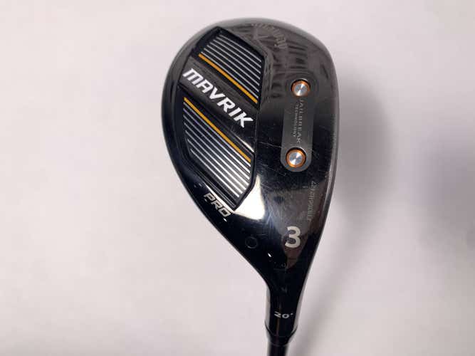 Callaway Mavrik Pro 3 Hybrid 20* KBS Hybrid 80g Stiff Graphite Mens RH