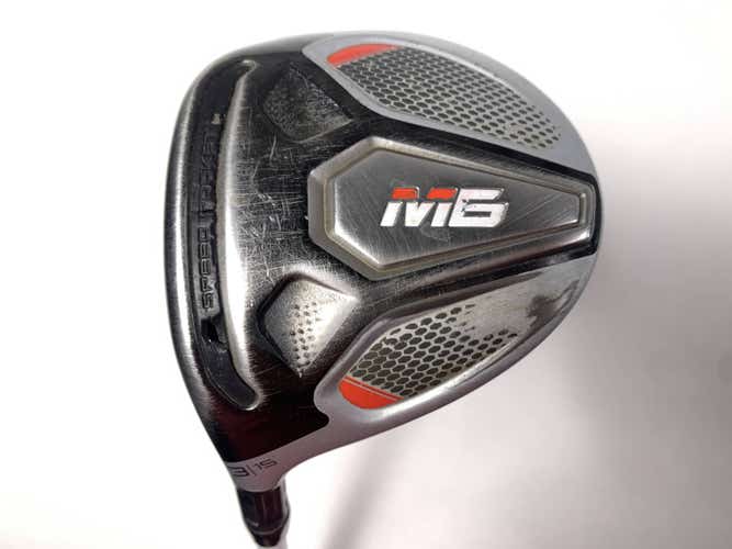 TaylorMade M6 3 Fairway Wood 15* Fujikura Atmos Stiff Graphite Mens LH