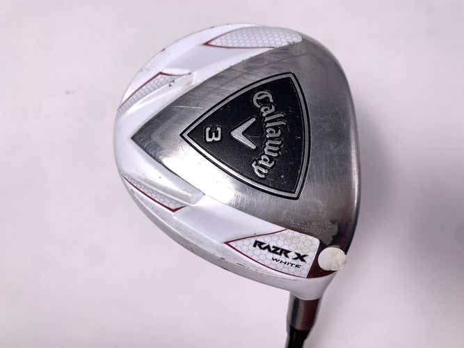 Callaway Razr X White 3 Fairway Wood 15* Grafalloy Pro Launch Ladies RH