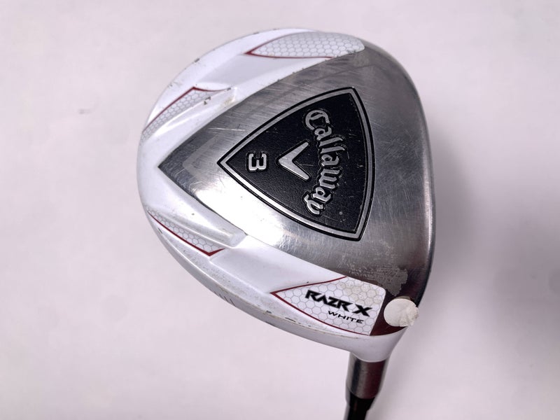Callaway Razr X White 3 Fairway Wood 15* Grafalloy Pro Launch Ladies RH