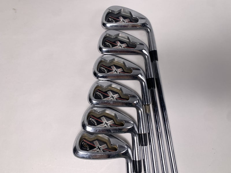 Callaway X Tour Iron Set 3-9 True Temper Dynamic Gold S300 Stiff RH No 7 iron