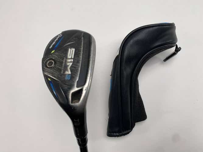 TaylorMade SIM2 Rescue 4 Hybrid 22* Tensei Blue Raw AV Series 80g Stiff RH HC