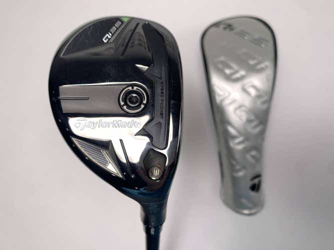 TaylorMade Qi35 Rescue 2 Hybrid 17* Kai'li Blue 85g Stiff Graphite Mens RH HC
