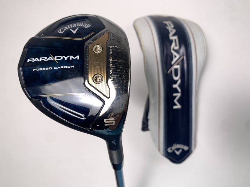 Callaway Paradym 5 Fairway Wood 18* Aldila Ascent 50g Senior Graphite Mens RH HC