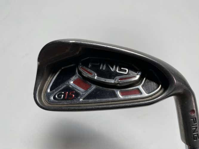 Ping G15 Single 6 Iron Maroon Dot 5* Up AWT Stiff Steel Mens RH