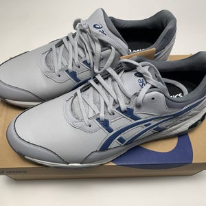 Asics Gel-Preshot Golf Shoes Gray Blue Men's SZ 11.5 (1111A210-021)