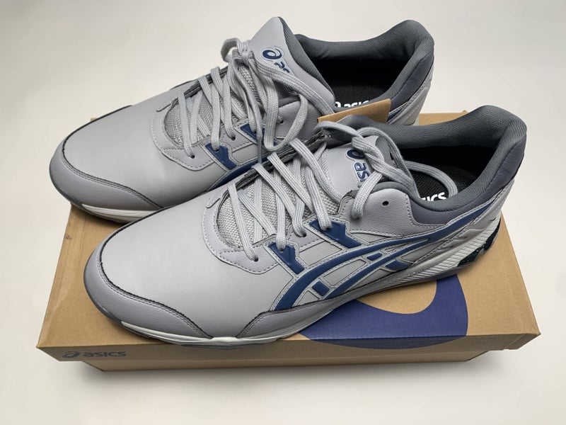 Asics Gel-Preshot Golf Shoes Gray Blue Men's SZ 11.5 (1111A210-021)