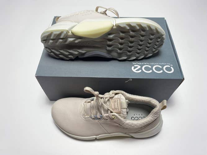Ecco Womens Golf Biom H4 Golf Shoes Limestone Women's SZ 6 (108203 01378)