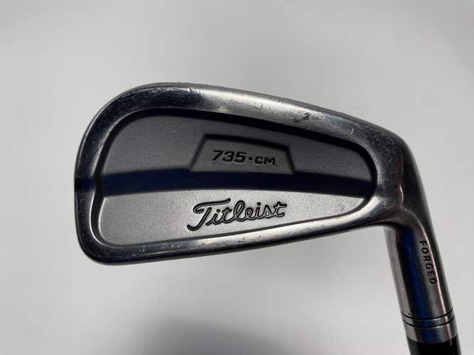 Titleist 735 CM Chrome Single 6 Iron True Temper Dynamic Gold R300 Regular RH