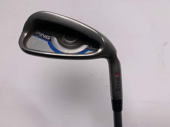 Ping Gmax Single 9 Iron Red Dot 1* Flat CFS Regular Graphite Mens RH Midsize