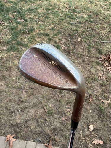 Titleist Vokey SM9 Raw Lob Wedge 62/8 KBS $-Taper 125 Extra Stiff Flex 35 NICE