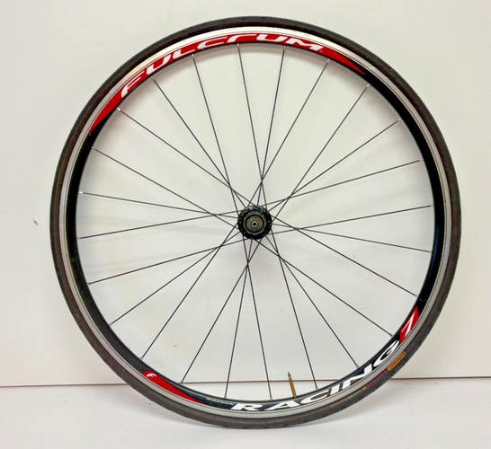 Fulcrum Racing 7 24-Spoke Black Aluminum 622x15/700C Road Bike Rear Wheel +Tire