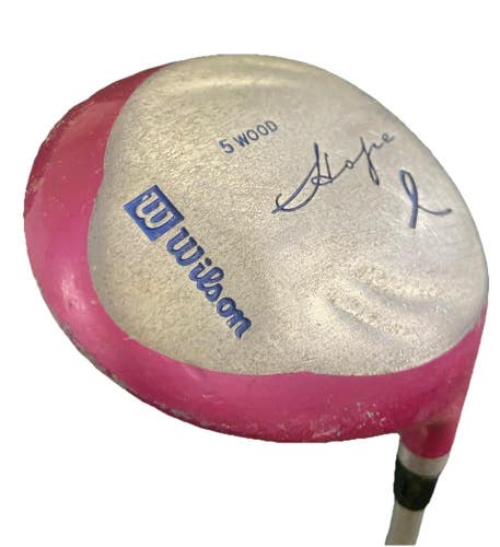Wilson Hope Titanium Pink 5 Wood 19* Ladies Flex Graphite 41" RH New Velvet Grip