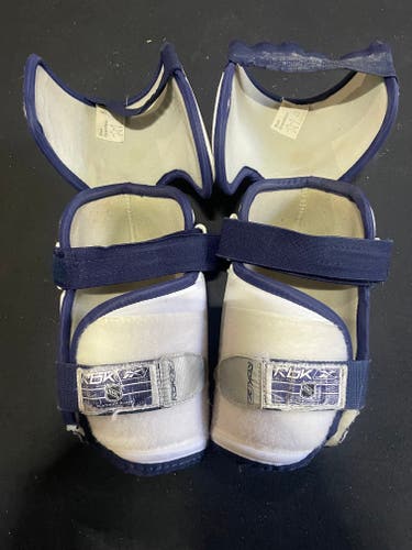 ** BUNDLE ** Senior Jofa 9060 15" Shin Pads Pro Stock (Used) + Jofa 8K Elbow pads