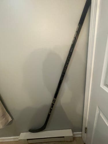 Senior CCM JetSpeed FT7 Pro Left Hand Hockey Stick Mid Pattern 70 Flex Pro Stock (Used)