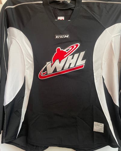 Used CCM WHL Practice Jersey Black