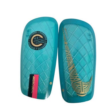 Used Nike Soccer Shin Guards Adult Teal LG 11406-S000108452