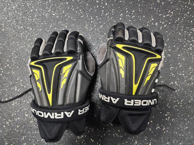 Used Under Armour NEXGEN Lacrosse Gloves Mens Black MD 11849-S000035663