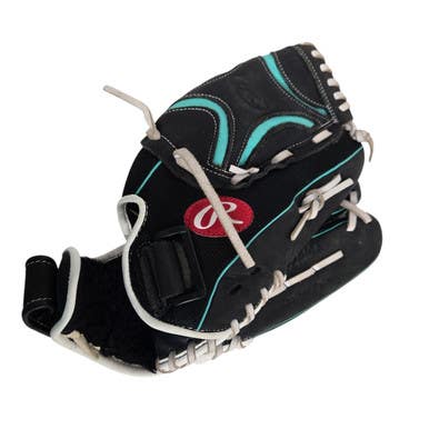 Used Rawlings CHAMPION LITE RH Throw Fastpitch Gloves Black 12 1/2" 11406-S000108461