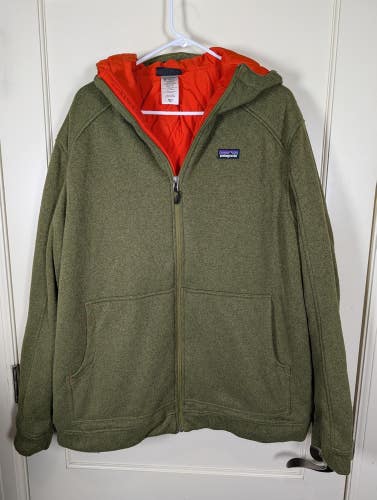 Patagonia Insulated Better Sweater Hoodie Fleece Puffer Jacket Green Mens XXL