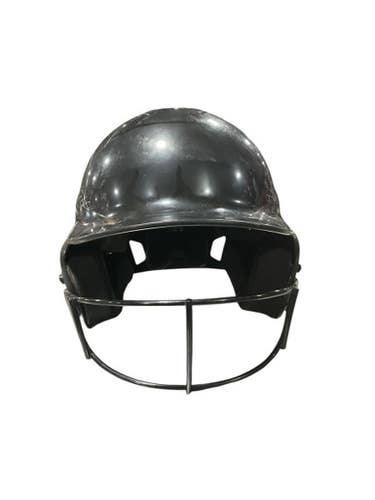 Used RIP-IT BLACK HELMET W/ MASK Batting Helmet w/Mask Black MD 11834-S000044898