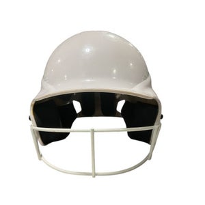 Used RIP-IT BLK/WHT HELMET W/ MASK Batting Helmet w/Mask White SM 11834-S000044895
